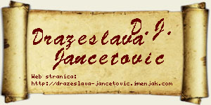 Dražeslava Jančetović vizit kartica